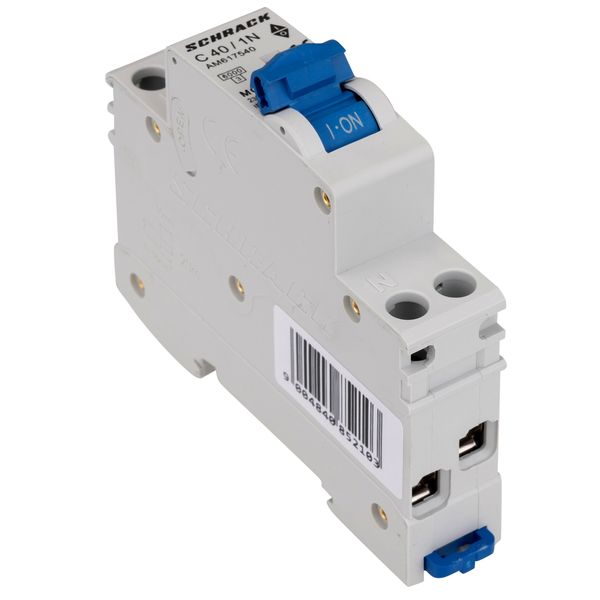 Miniature Circuit Breaker (MCB) AMPARO 6kA, C 40A, 1+N, 1MW image 4