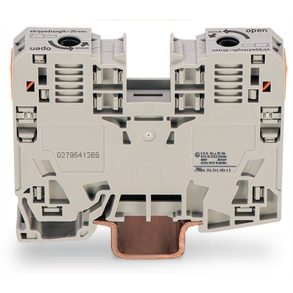 2-conductor through terminal block 35 mm² suitable for Ex e II applica image 2