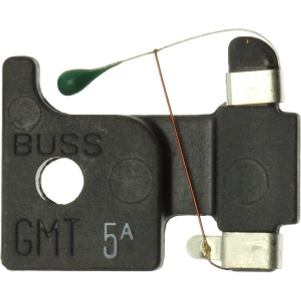 Eaton Bussmann series GMT telecommunication fuse, Color code green, 125 Vac, 60 Vdc, 5A, Non Indicating, Fast-acting, Tin-plated beryllium copper terminal image 7
