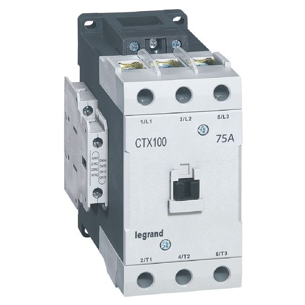 CTX CONTACTOR 3P 75A 2NO2NC 48V DC SCREW SZ5 image 1