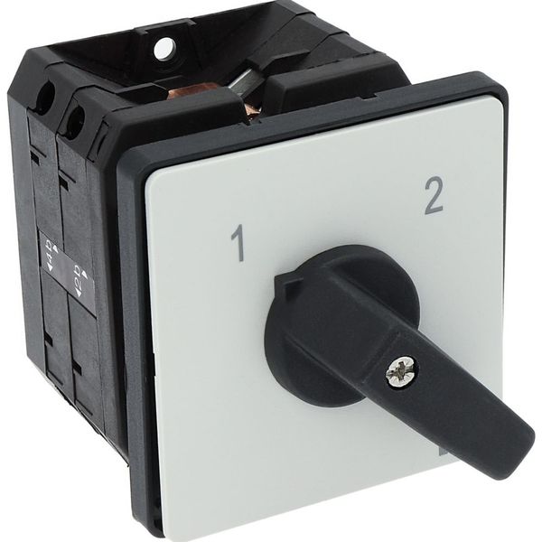 Multi-speed switches, T5B, 63 A, flush mounting, 2 contact unit(s), Contacts: 4, 90 °, maintained, Without 0 (Off) position, 1-2, Design number 39 image 18