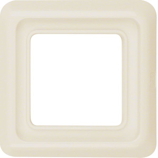 Frame 1gang, sealing, splash-proteced flush-mtd IP44, white glossy image 1