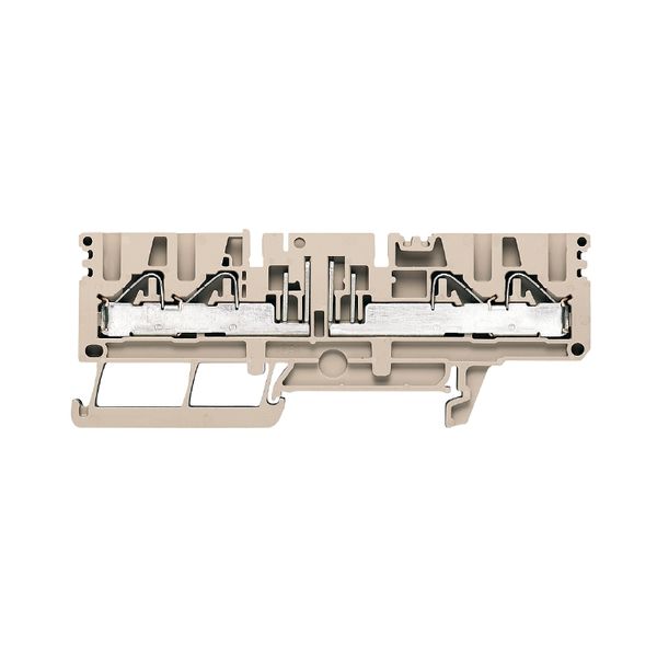 Test-disconnect terminal, PUSH IN, 4 mm², 500 V, 24 A, without, Cross- image 1