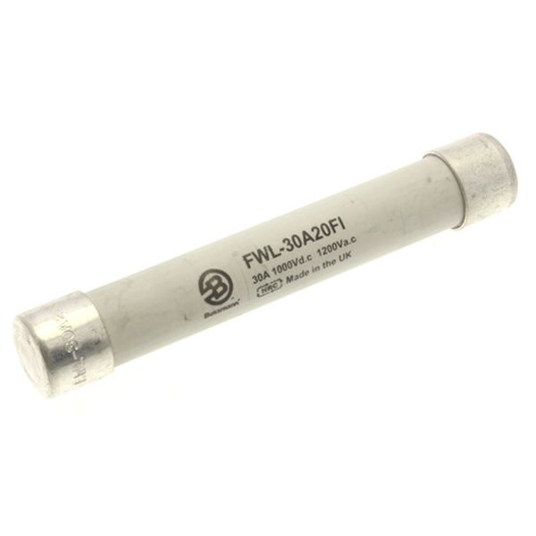 Fuse-link, high speed, 30 A, AC 1200 V, DC 1000 V, 20 x 127 mm, gS, BS, with indicator image 3