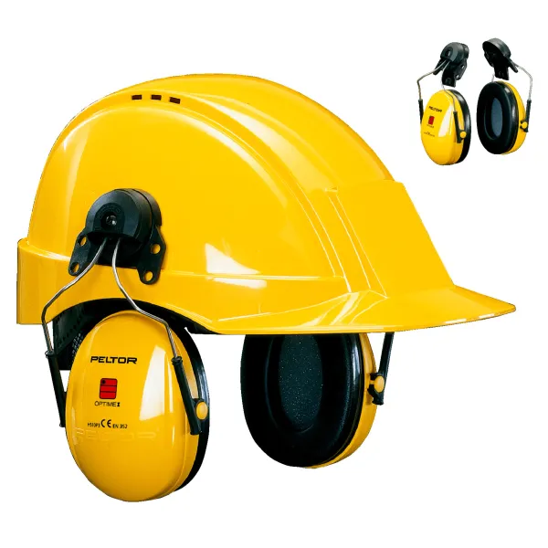 3M™ PELTOR™ Optime™ I Earmuffs, Yellow, Helmet Mounted, H510P3E-405-GU image 3