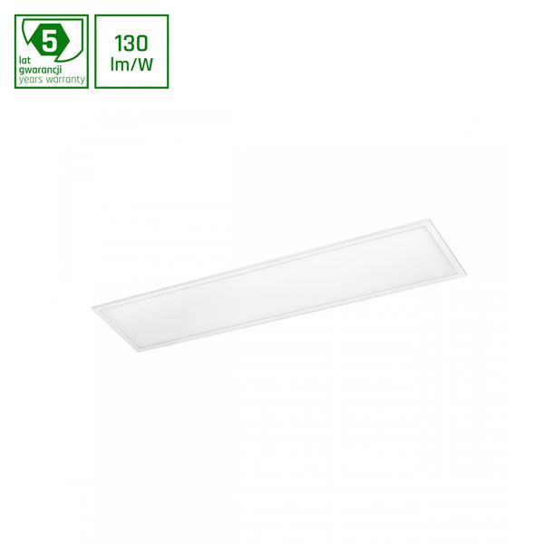 ALGINE PANEL BACKLIGHT WITH PHILIPS DRIVER 40W WW 230V 120st IP20 300x1200x26 WHITE 5 YEARS WARRANTY image 1