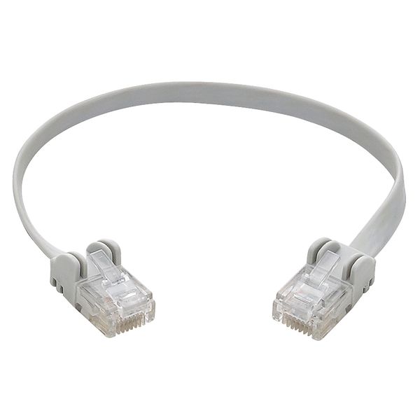 RJ45 Cat6 U/UTP flat patch cord - 20cm image 1