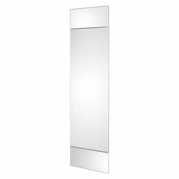 DOMO CENTER - DOOR AND 2 PANELS - MIRROR FINISH - H.1500 image 2