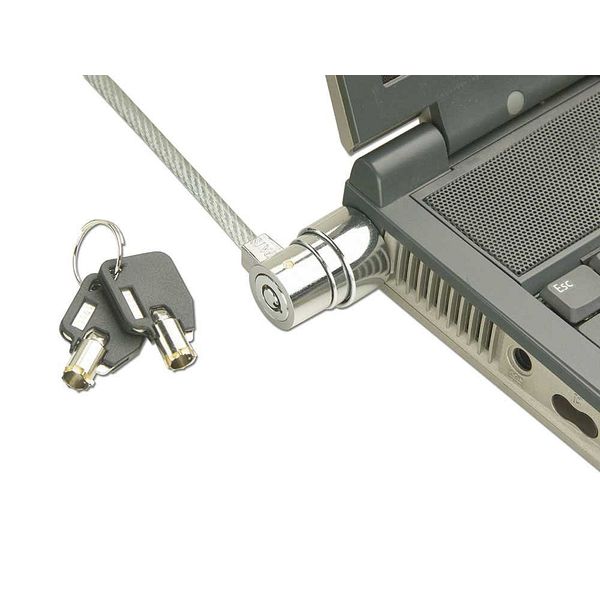 Notebook Security Cable, Barrel Key Lock Key lock security for your notebook! image 1