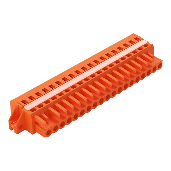 1-conductor female connector CAGE CLAMP® 2.5 mm² orange image 1