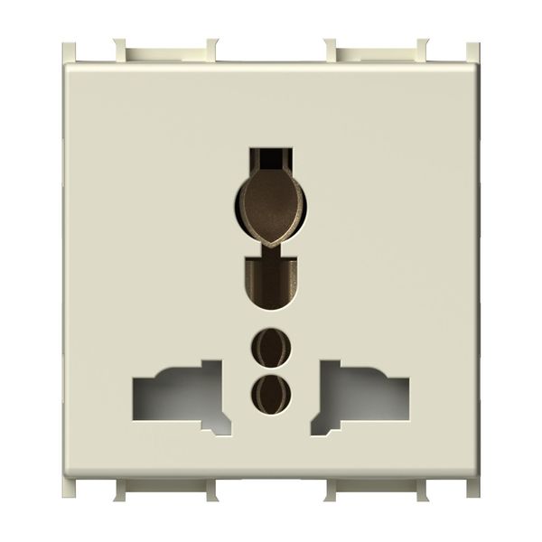 SOCKET MULTI-STANDARD+KS 2P+E 13A 250V~ 2M IW 6217482 image 1