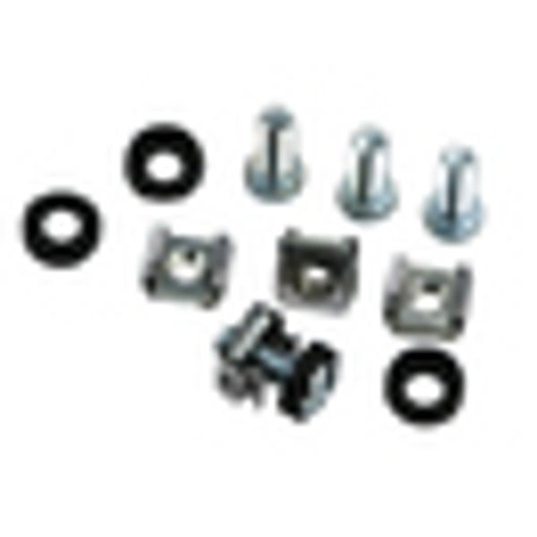 19" Mounting set M6, 50 pcs. each: screw, nut, washer image 2