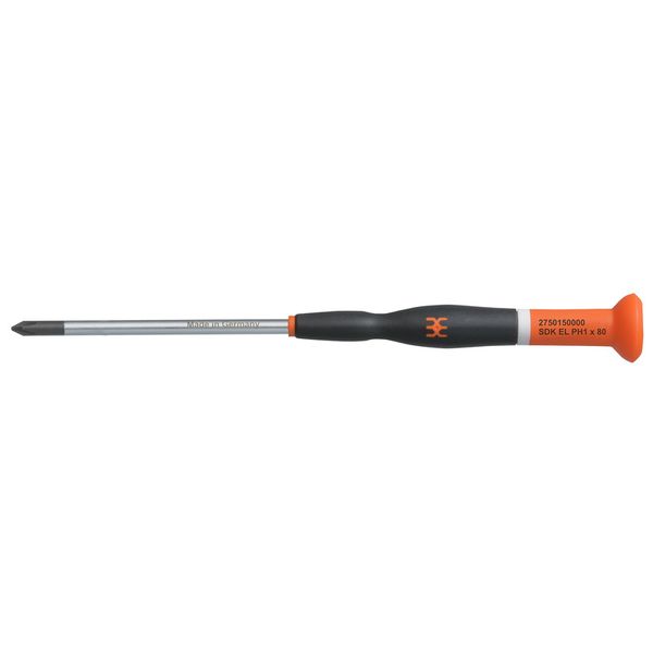 Crosshead screwdriver, Form: Crosshead, Philips, Size: 1, Blade length image 1