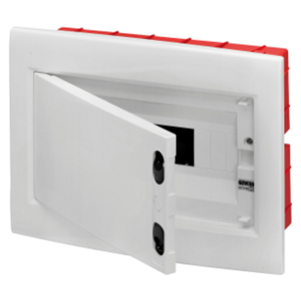 ENCLOSURE - FLUSH MOUNTING - EXTRACTABLE FRAME - BLANK DOOR -  TERMINAL BLOC N (3X16)+(11X10) E (3X16)+(11X10) - 12 MODULI - IP40 image 1