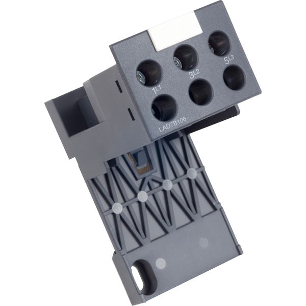 Adapter terminal block, TeSys Deca, for separate mounting, for use with LR97D image 1
