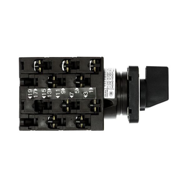 Step switches, T3, 32 A, flush mounting, 5 contact unit(s), Contacts: 9, 45 °, maintained, Without 0 (Off) position, 1-3, Design number 8270 image 26