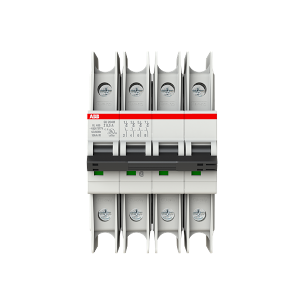 SU204M-Z0.5 Miniature Circuit Breaker - 4P - Z - 0.5 A image 5