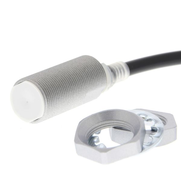 Proximity sensor, inductive, brass-nickel, Spatter-coating, M18, shiel E2E 8501E image 2