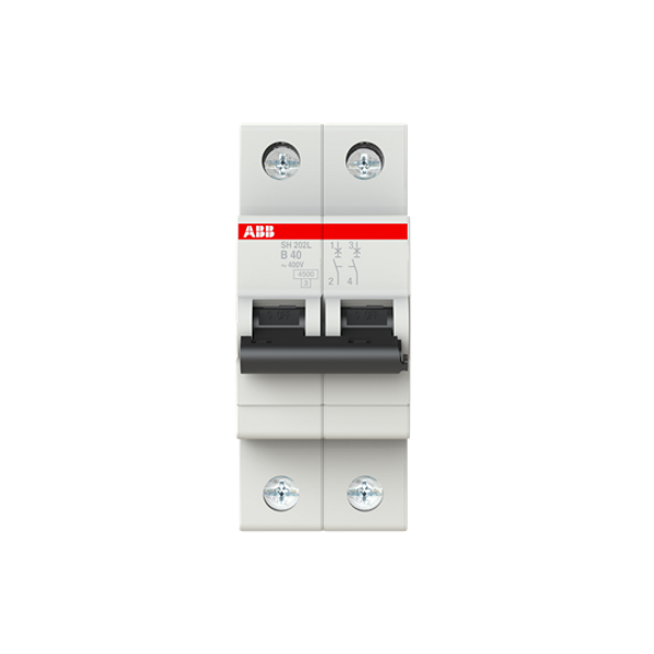 SH202L-B40 Miniature Circuit Breaker - 2P - B - 40 A image 1