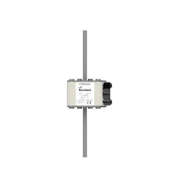 Fuse-link, high speed, 630 A, AC 690 V, size 2, 61 x 77 x 212 mm, aR, IEC, single indicator image 5