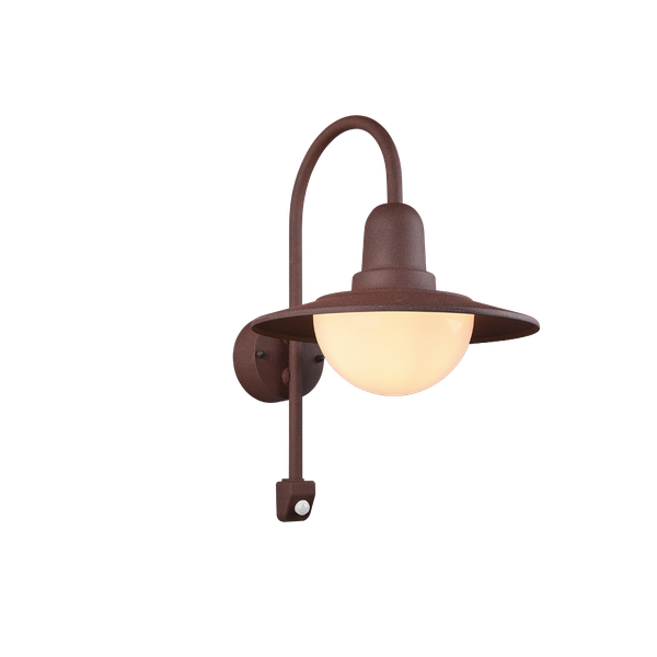 Norman wall lamp E27 rustic motion sensor image 1