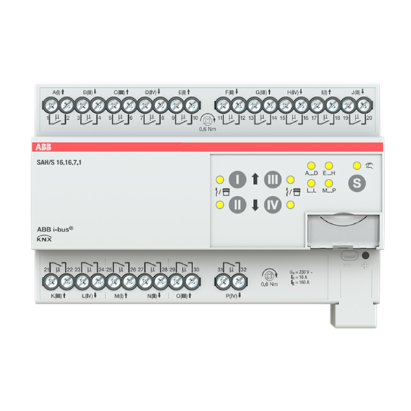 SAH/S16.16.7.1 Switch/Shutter Actuator, 16-fold, 16 A, MDRC image 6