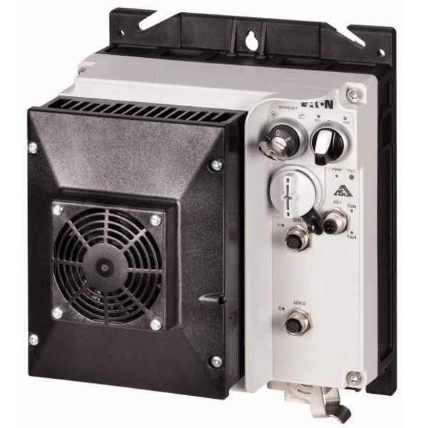 Speed controllers, 8.5 A, 4 kW, Sensor input 4, 180/207 V DC, AS-Interface®, S-7.4 for 31 modules, HAN Q5, with fan image 3