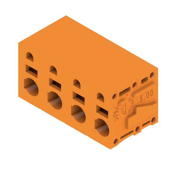 PCB terminal, 7.50 mm, Number of poles: 4, Conductor outlet direction: image 3