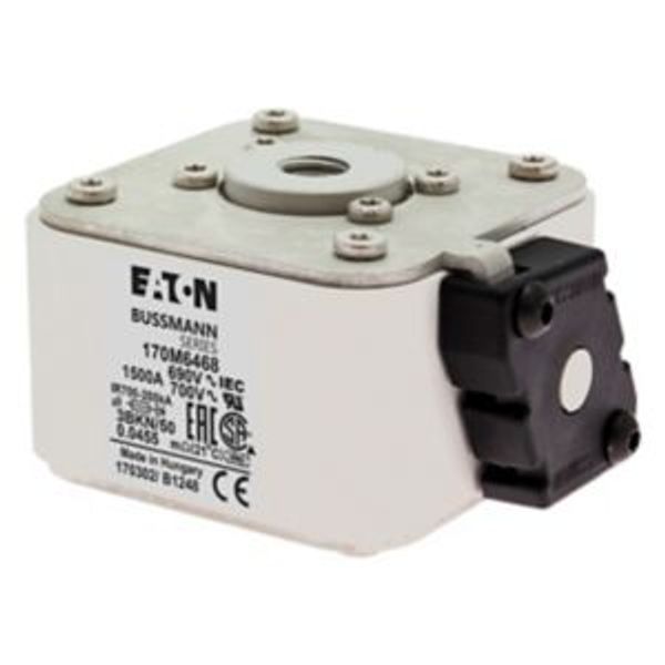 Fuse-link, high speed, 1500 A, AC 690 V, size 3, aR, IEC, UL, type K indicator image 6