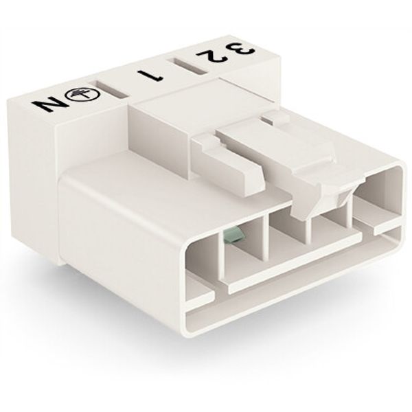 Plug for PCBs angled 5-pole white image 2