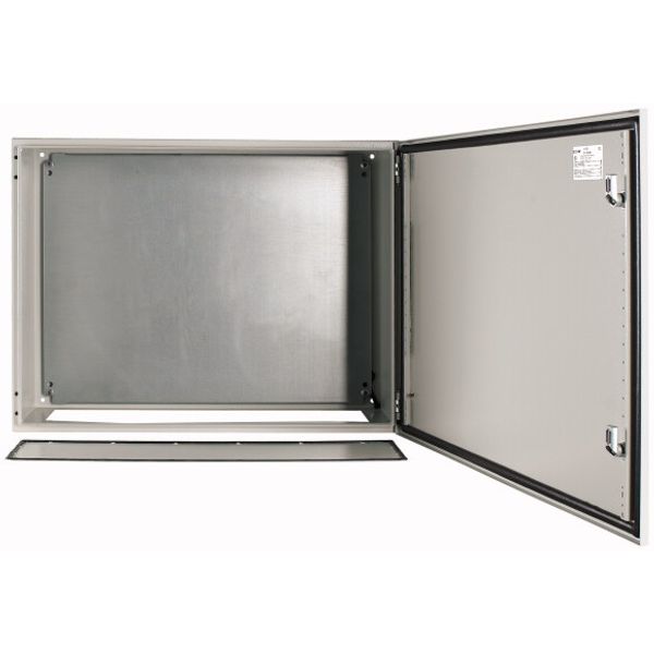Wall enclosure with mounting plate, HxWxD=600x800x300mm image 1