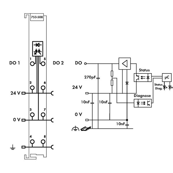 2-channel digital output 24 VDC 2.0 A light gray image 5