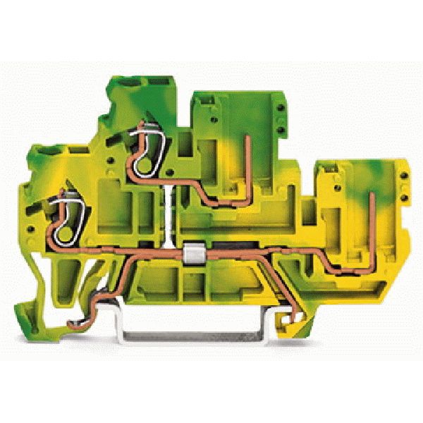 2-conductor/2-pin, double-deck carrier terminal block 2-conductor/2-pi image 1