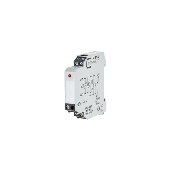 KRA-M6/21, 1 changeover contact, 24 V AC/DC image 1