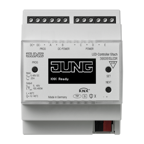 Dimmer KNX LED controller 5-gang image 2