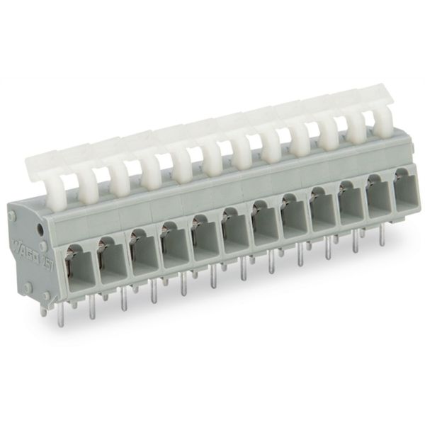 PCB terminal block push-button 2.5 mm² light gray image 3