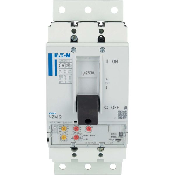 NZM2 PXR20 circuit breaker, 250A, 3p, plug-in technology image 8