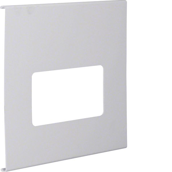 Pre-cut lid 2gang, FB 60230, light grey image 1