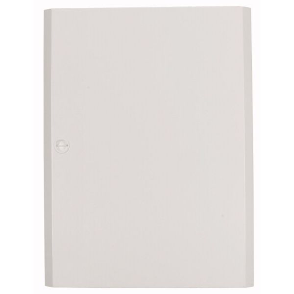 Surface mounted steel sheet door white, for 24MU per row, 2 rows image 1