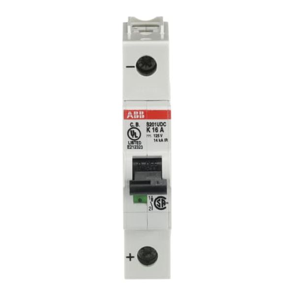 S201UDC-K16 Miniature Circuit Breaker - 1P - K - 16 A image 4