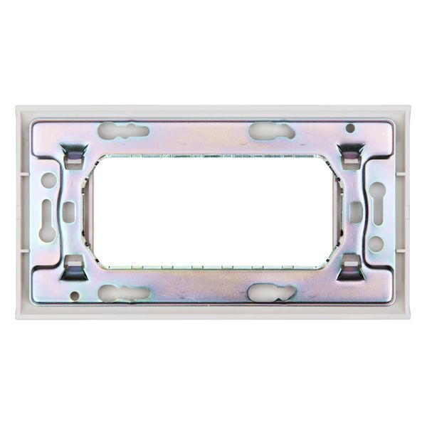 Frame Double 80x148mm for centralplates 45x45mm, RAL9010 image 2