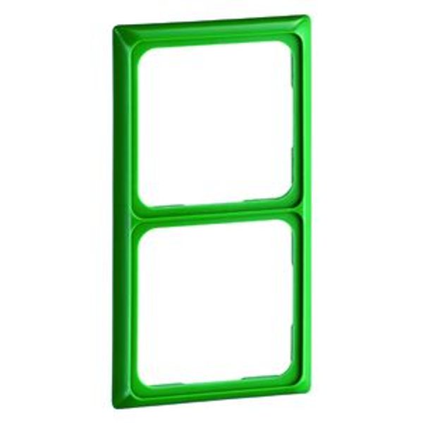 STANDARD cover frame Inline 2-fold green image 1