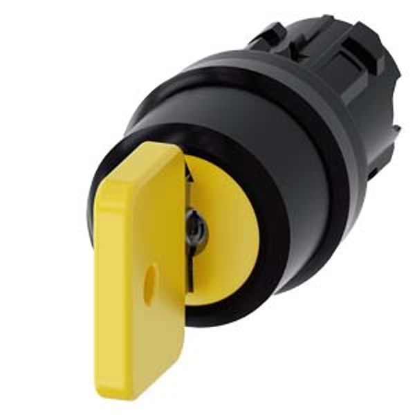 Key-operated switch O.M.R, 22 mm, round, plastic, lock number 73033, 3SU1000-4JL11-0AA0-Z Y15 image 2