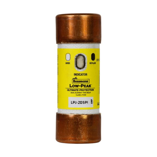Fuse-link, low voltage, 20 A, AC 600 V, DC 300 V, 21 x 57 mm, J, UL, time-delay, with indicator image 23