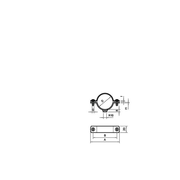 2900WM10 27 FT Distance saddle with threaded connection M10 3/4" image 2