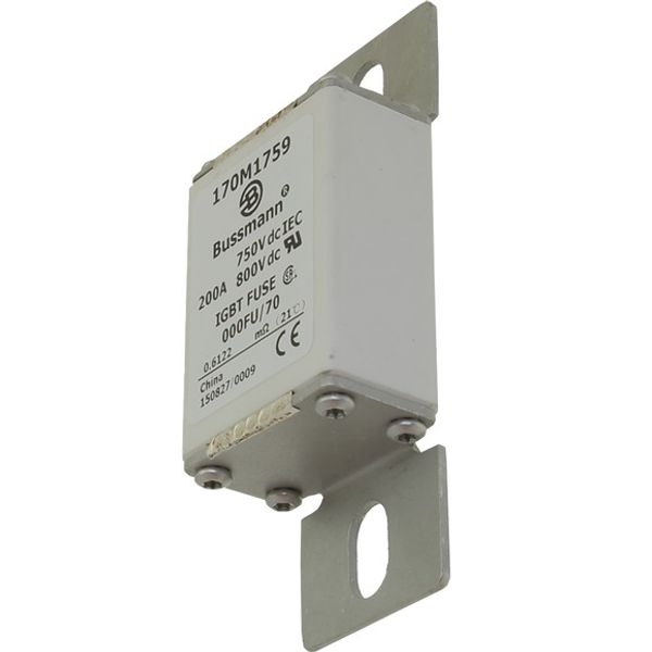 Fuse-link, high speed, 500 A, DC 750 V, size 230, 24 x 78 x 98 mm, aR, IEC, UL image 3