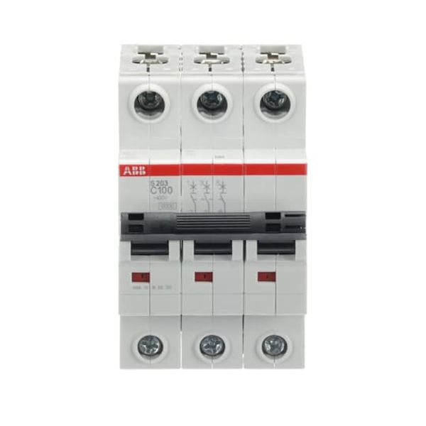 S203-C100 Miniature Circuit Breaker - 3P - C - 100 A image 6