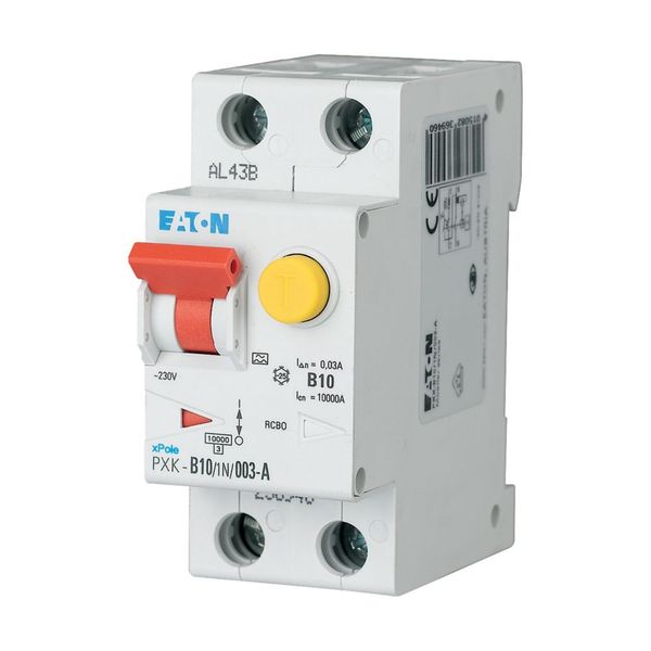 RCD/MCB combination, 10 A, 30 mA, MCB trip characteristic: C, 1p+N, RCD trip characteristic: A image 4