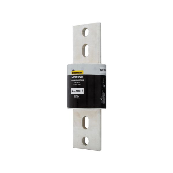 Eaton Bussmann series KLU fuse, 600V, 2000A, 200 kAIC at 600 Vac, Non Indicating, Current-limiting, Time Delay, Bolted blade end X bolted blade end, Class L, Bolt image 7
