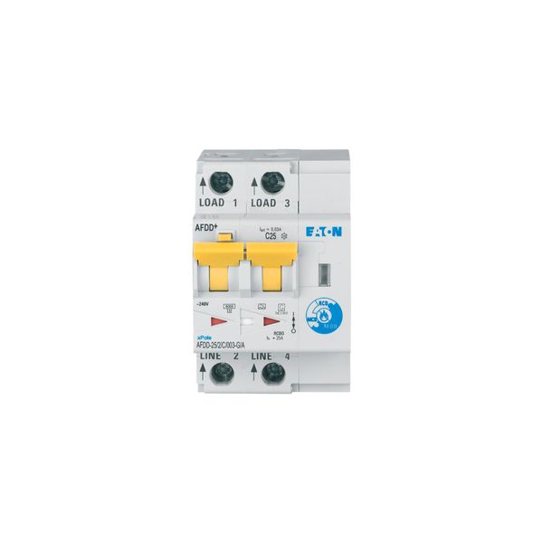 Arc Fault Detection Device, 2p, C, 25 A, 30 mA, type G/A image 12